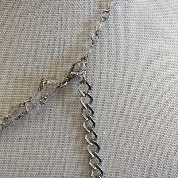 Asymmetrical Butterfly Necklace - Picture 2 of 4